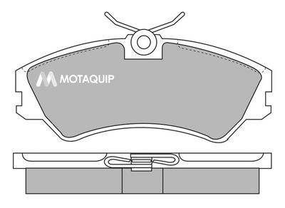 LVXL695 MOTAQUIP Комплект тормозных колодок, дисковый тормоз