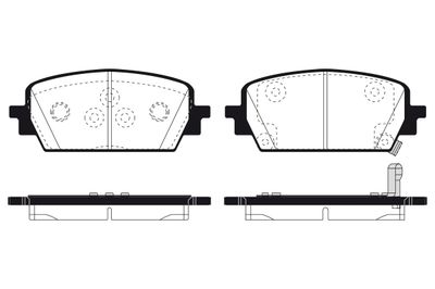 RA13480 RAICAM Комплект тормозных колодок, дисковый тормоз