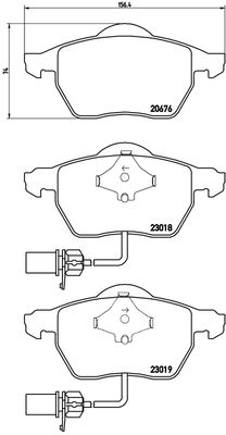 FK20051 KAISHIN Комплект тормозных колодок, дисковый тормоз