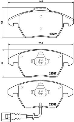 FK20015 KAISHIN Комплект тормозных колодок, дисковый тормоз