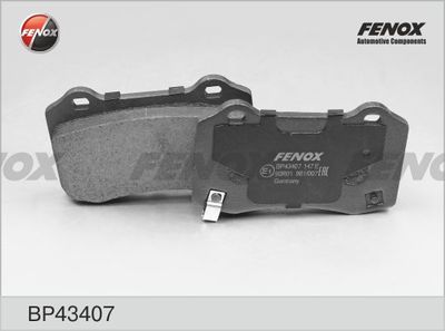 BP43407 FENOX Комплект тормозных колодок, дисковый тормоз