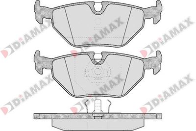 N09720 DIAMAX Комплект тормозных колодок, дисковый тормоз