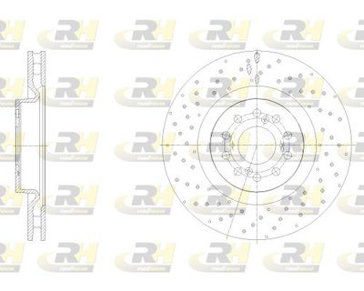 6254610 ROADHOUSE Комплект тормозных колодок, дисковый тормоз