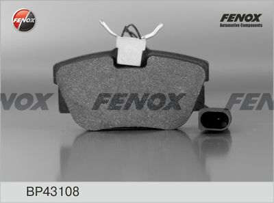 BP43108 FENOX Комплект тормозных колодок, дисковый тормоз