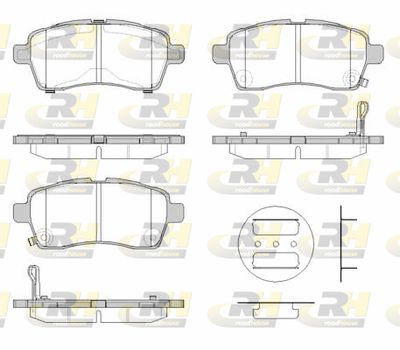 2183302 ROADHOUSE Комплект тормозных колодок, дисковый тормоз