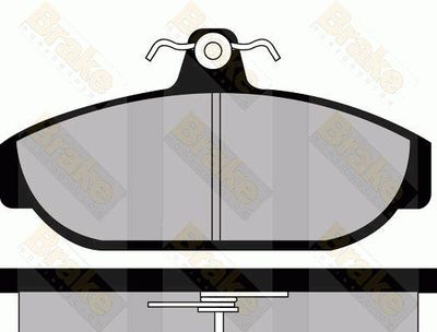 PA389 Brake ENGINEERING Комплект тормозных колодок, дисковый тормоз