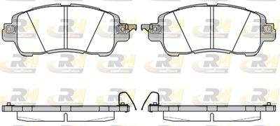 2165604 ROADHOUSE Комплект тормозных колодок, дисковый тормоз