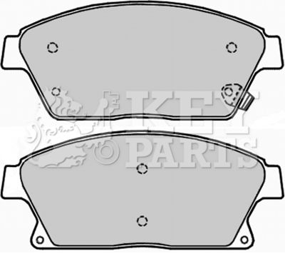 KBP2228 KEY PARTS Комплект тормозных колодок, дисковый тормоз