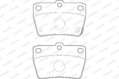 WBP23656A WAGNER Комплект тормозных колодок, дисковый тормоз