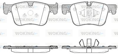 P1460310 WOKING Комплект тормозных колодок, дисковый тормоз