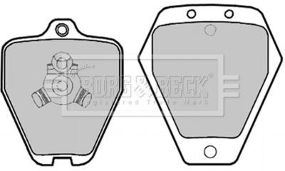 BBP1996 BORG & BECK Комплект тормозных колодок, дисковый тормоз