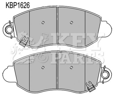 KBP1626 KEY PARTS Комплект тормозных колодок, дисковый тормоз