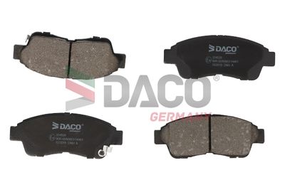 324528 DACO Germany Комплект тормозных колодок, дисковый тормоз