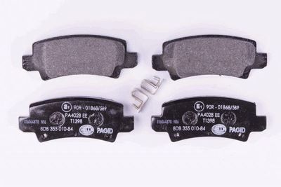 8DB355010841 HELLA PAGID Комплект тормозных колодок, дисковый тормоз