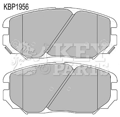 KBP1956 KEY PARTS Комплект тормозных колодок, дисковый тормоз