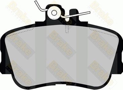 PA969 Brake ENGINEERING Комплект тормозных колодок, дисковый тормоз