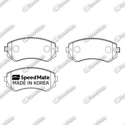 SMBPJ372 SpeedMate Комплект тормозных колодок, дисковый тормоз