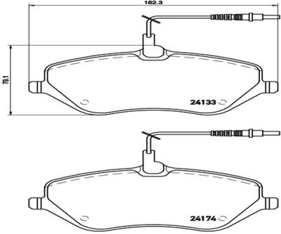 FK20012 KAISHIN Комплект тормозных колодок, дисковый тормоз