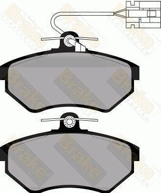 PA872 Brake ENGINEERING Комплект тормозных колодок, дисковый тормоз