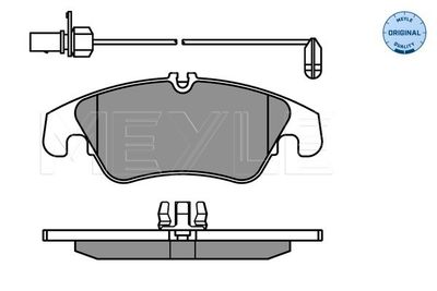 0252474319W MEYLE Комплект тормозных колодок, дисковый тормоз