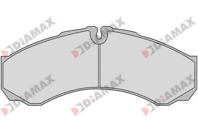 N09147 DIAMAX Комплект тормозных колодок, дисковый тормоз