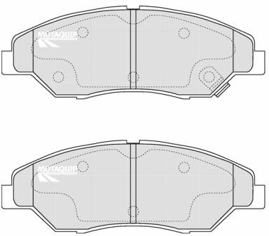 LVXL1204 MOTAQUIP Комплект тормозных колодок, дисковый тормоз