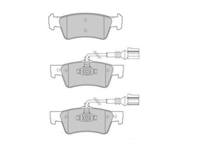 FBP1552 FREMAX Комплект тормозных колодок, дисковый тормоз