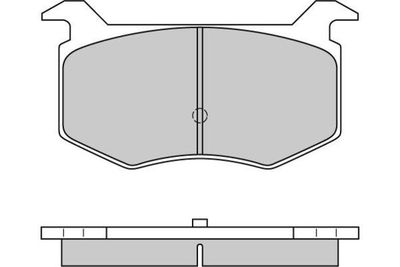 120576 E.T.F. Комплект тормозных колодок, дисковый тормоз