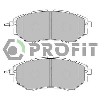 50001984 PROFIT Комплект тормозных колодок, дисковый тормоз