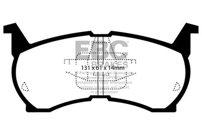 DP490 EBC Brakes Комплект тормозных колодок, дисковый тормоз