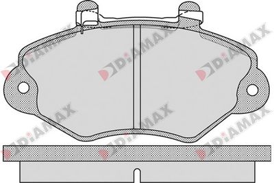 N09309 DIAMAX Комплект тормозных колодок, дисковый тормоз