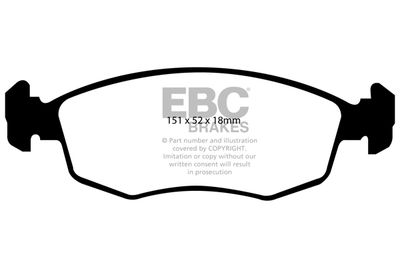 DP21337 EBC Brakes Комплект тормозных колодок, дисковый тормоз