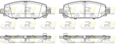 2184402 ROADHOUSE Комплект тормозных колодок, дисковый тормоз