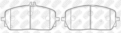 PN0763 NiBK Комплект тормозных колодок, дисковый тормоз