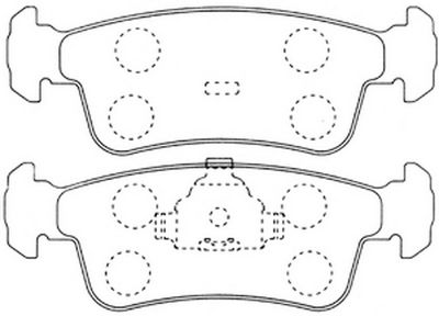 FP0444 FIT Комплект тормозных колодок, дисковый тормоз