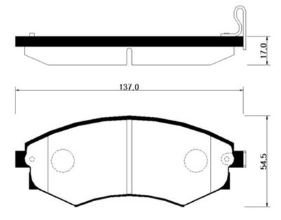 HP0003 HSB GOLD Комплект тормозных колодок, дисковый тормоз