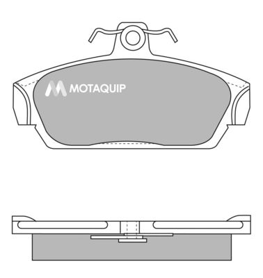 LVXL564 MOTAQUIP Комплект тормозных колодок, дисковый тормоз