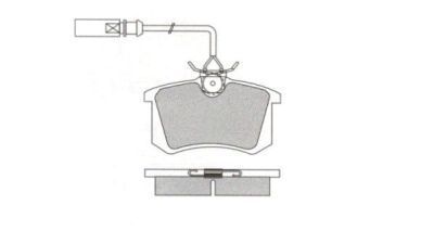 ASN2292 AISIN Комплект тормозных колодок, дисковый тормоз