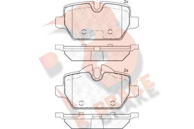 RB2008 R BRAKE Комплект тормозных колодок, дисковый тормоз