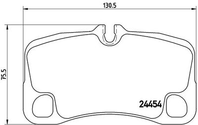 P65022 BREMBO Комплект тормозных колодок, дисковый тормоз