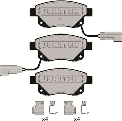 JCP113 JURATEK Комплект тормозных колодок, дисковый тормоз