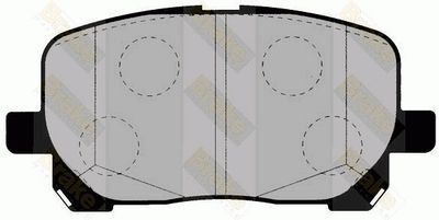 PA1422 Brake ENGINEERING Комплект тормозных колодок, дисковый тормоз