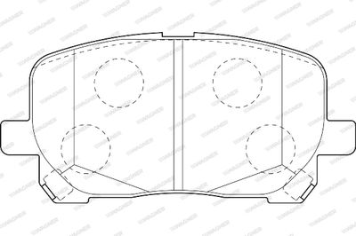 WBP23836A WAGNER Комплект тормозных колодок, дисковый тормоз