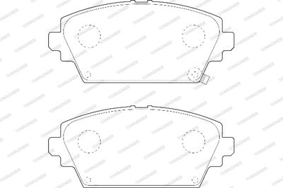 WBP23094B WAGNER Комплект тормозных колодок, дисковый тормоз
