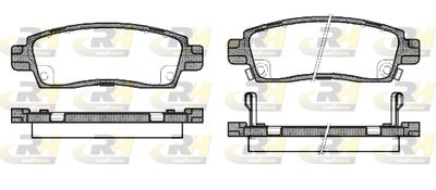 283802 ROADHOUSE Комплект тормозных колодок, дисковый тормоз