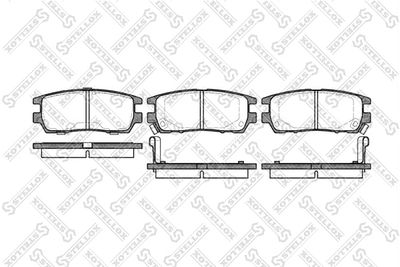 416002BSX STELLOX Комплект тормозных колодок, дисковый тормоз