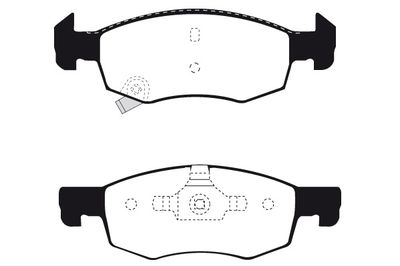 RA01300 RAICAM Комплект тормозных колодок, дисковый тормоз