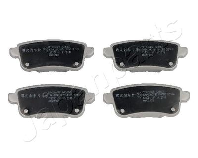 PP0704AF JAPANPARTS Комплект тормозных колодок, дисковый тормоз