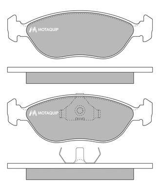 LVXL740 MOTAQUIP Комплект тормозных колодок, дисковый тормоз