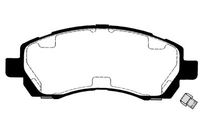 RA05460 RAICAM Комплект тормозных колодок, дисковый тормоз